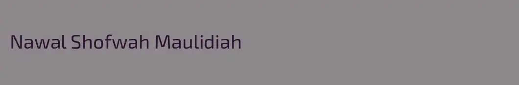Nawal Shofwah Maulidiah